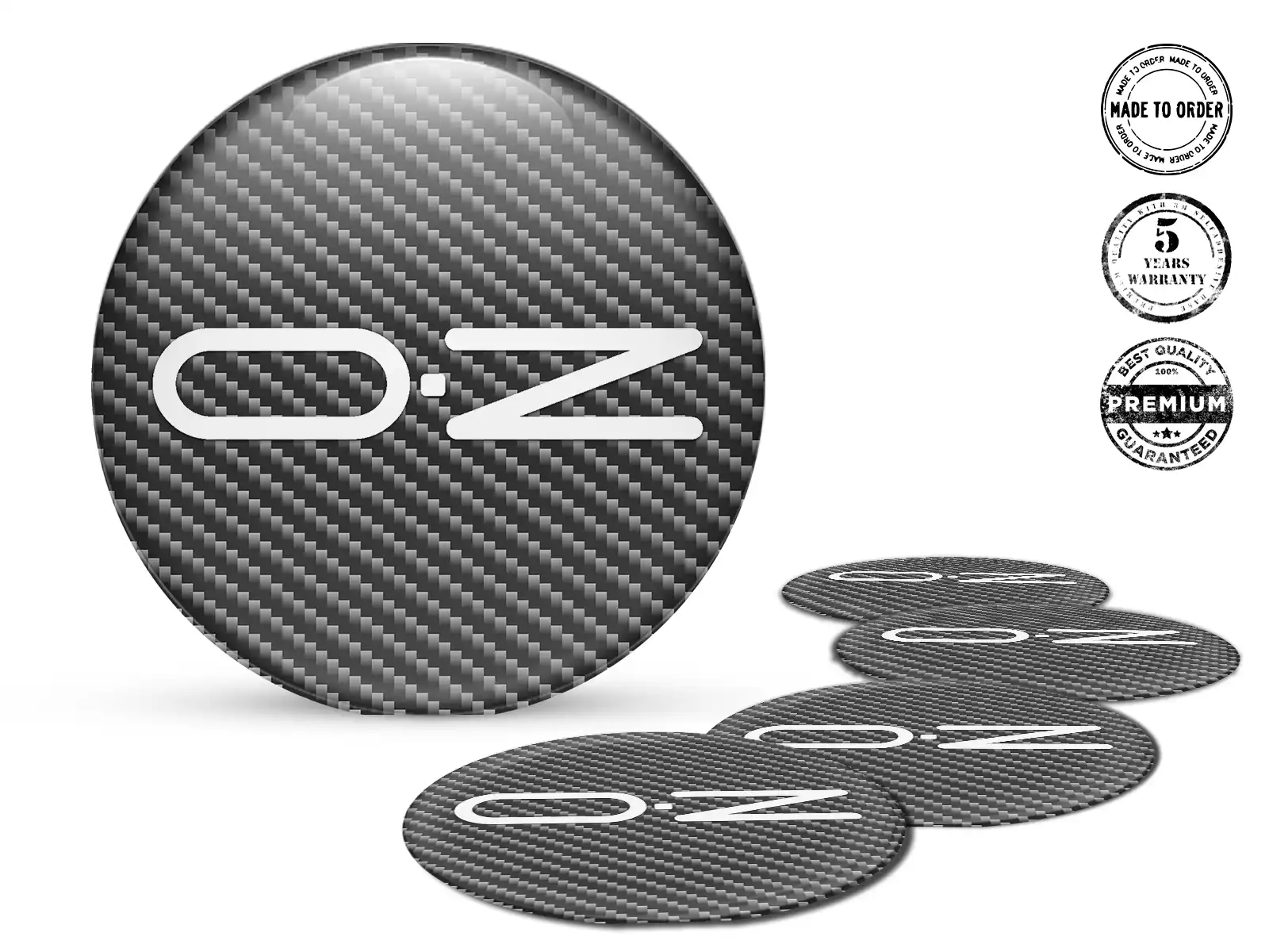 OZ Harz-Dome-Aufkleber Ausgabe Luxus Radlabels